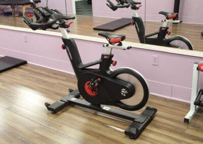 The Fitness Factory | Brevard, NC | gym interior, cycling