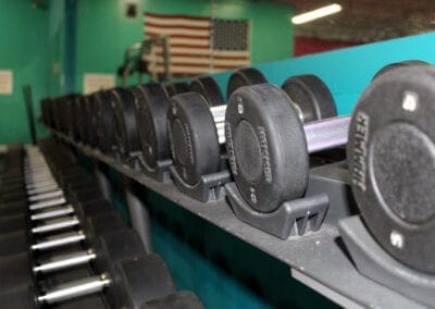 The Fitness Factory | Brevard, NC | gym interior, weights